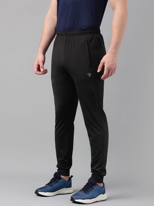 SG Men's Black Jogger | Ideal for Trail Running, Fitness & Training, Jogging, Regular & Fashion Wear