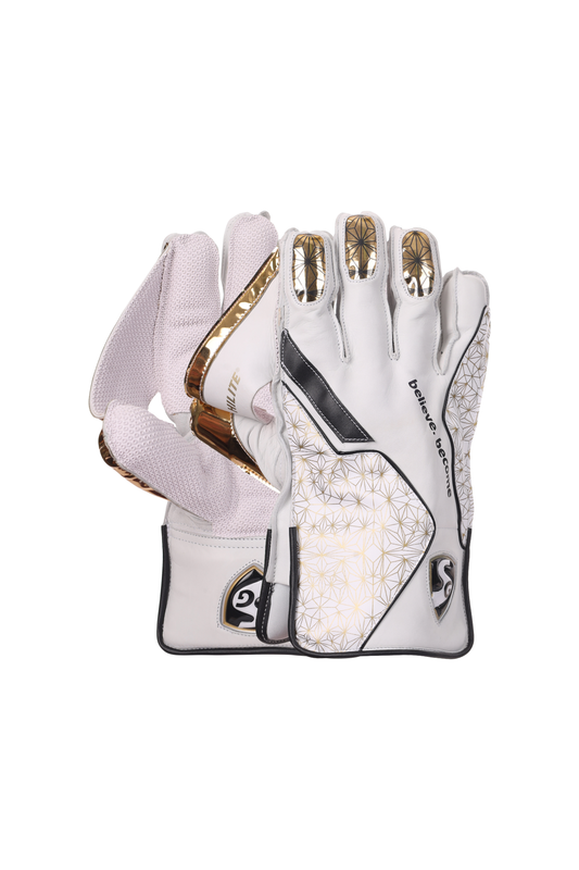 SG Hilite White Wicket Keeping Gloves