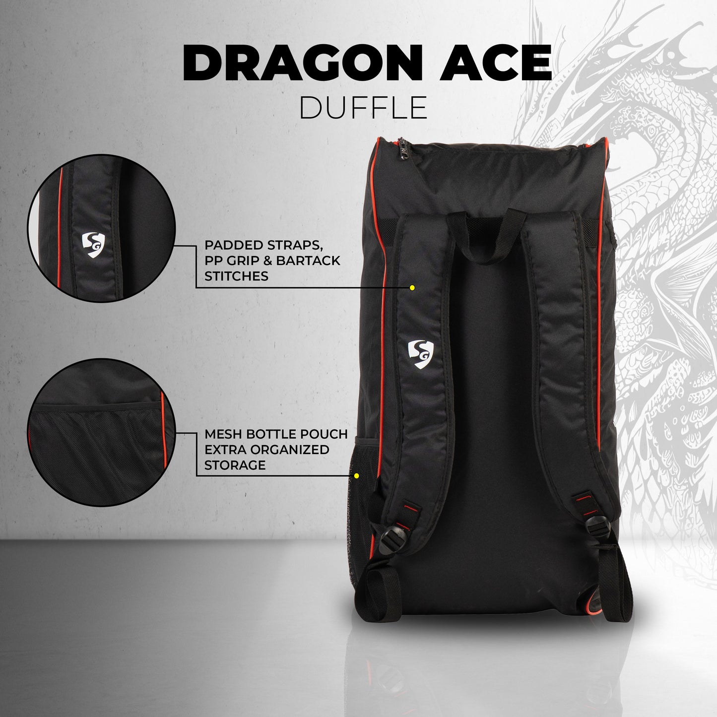 SG Dragon Ace Duffle Cricket Kit Bag
