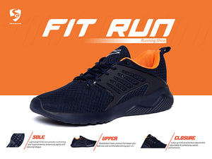 Unpar By SG Fit-Run Running Sports Shoes For Men, Navy | Ideal for Running/Walking/Gym/Jogging/Training Sports Fashion Footwear