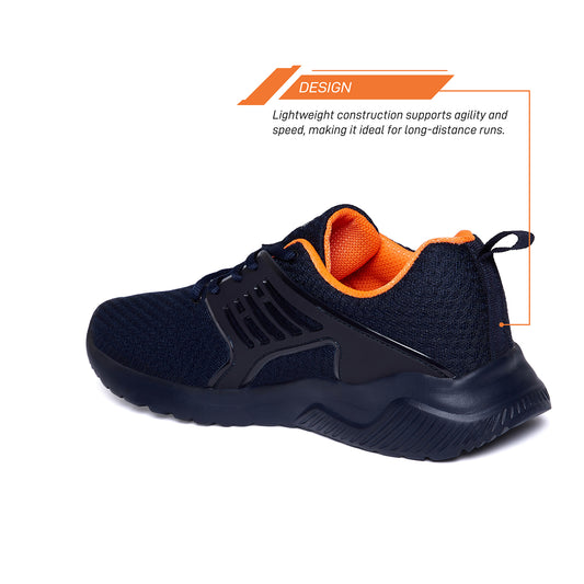 Unpar By SG Fit-Run Running Sports Shoes For Men, Navy | Ideal for Running/Walking/Gym/Jogging/Training Sports Fashion Footwear