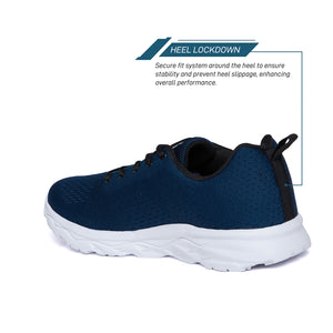 Unpar By SG Flex Running Sports Shoes For Men, Prussan Blue | Ideal for Running/Walking/Gym/Jogging/Training Sports Fashion Footwear