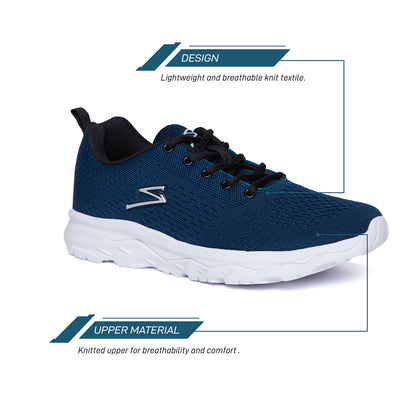 Unpar By SG Flex Running Sports Shoes For Men, Prussan Blue | Ideal for Running/Walking/Gym/Jogging/Training Sports Fashion Footwear