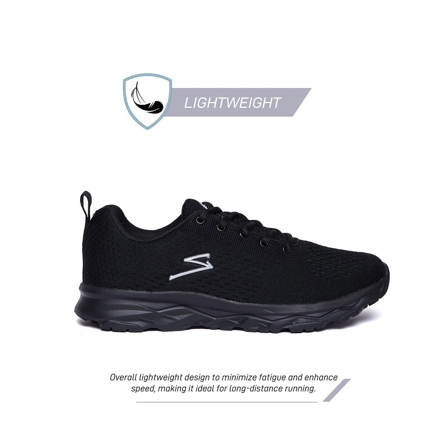 Unpar By SG Flex Running Sports Shoes For Men, Black | Ideal for Running/Walking/Gym/Jogging/Training Sports Fashion Footwear