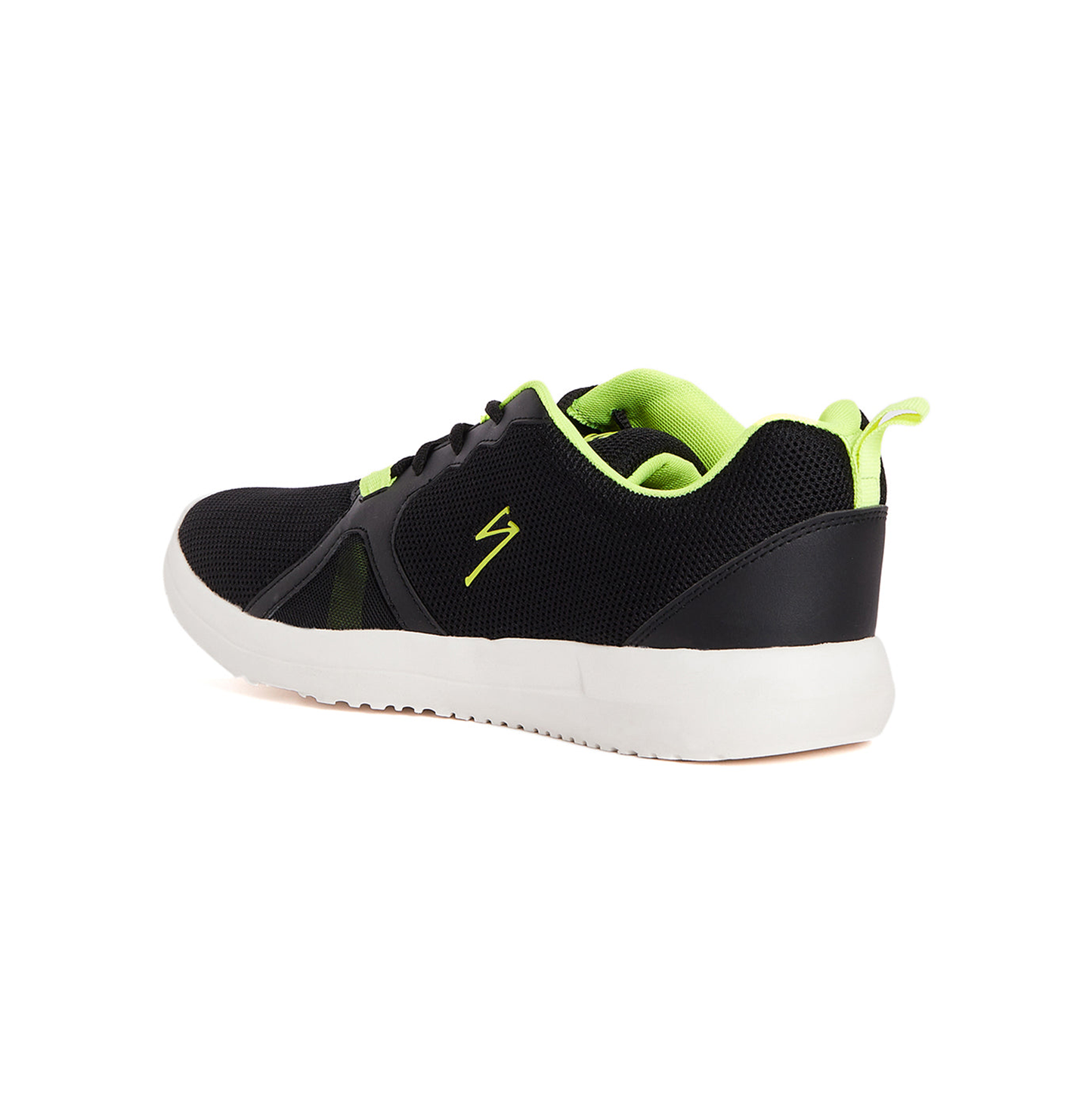 Unpar By SG Fury Running Sports Shoes For Men, Black Lime | Ideal for Running/Walking/Gym/Jogging/Training Sports Fashion Footwear