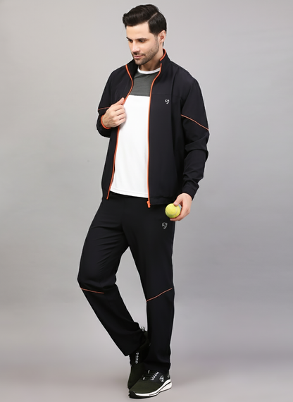 TRACKSUIT MEN SG MPMTS0014 NAVY/ORANGE