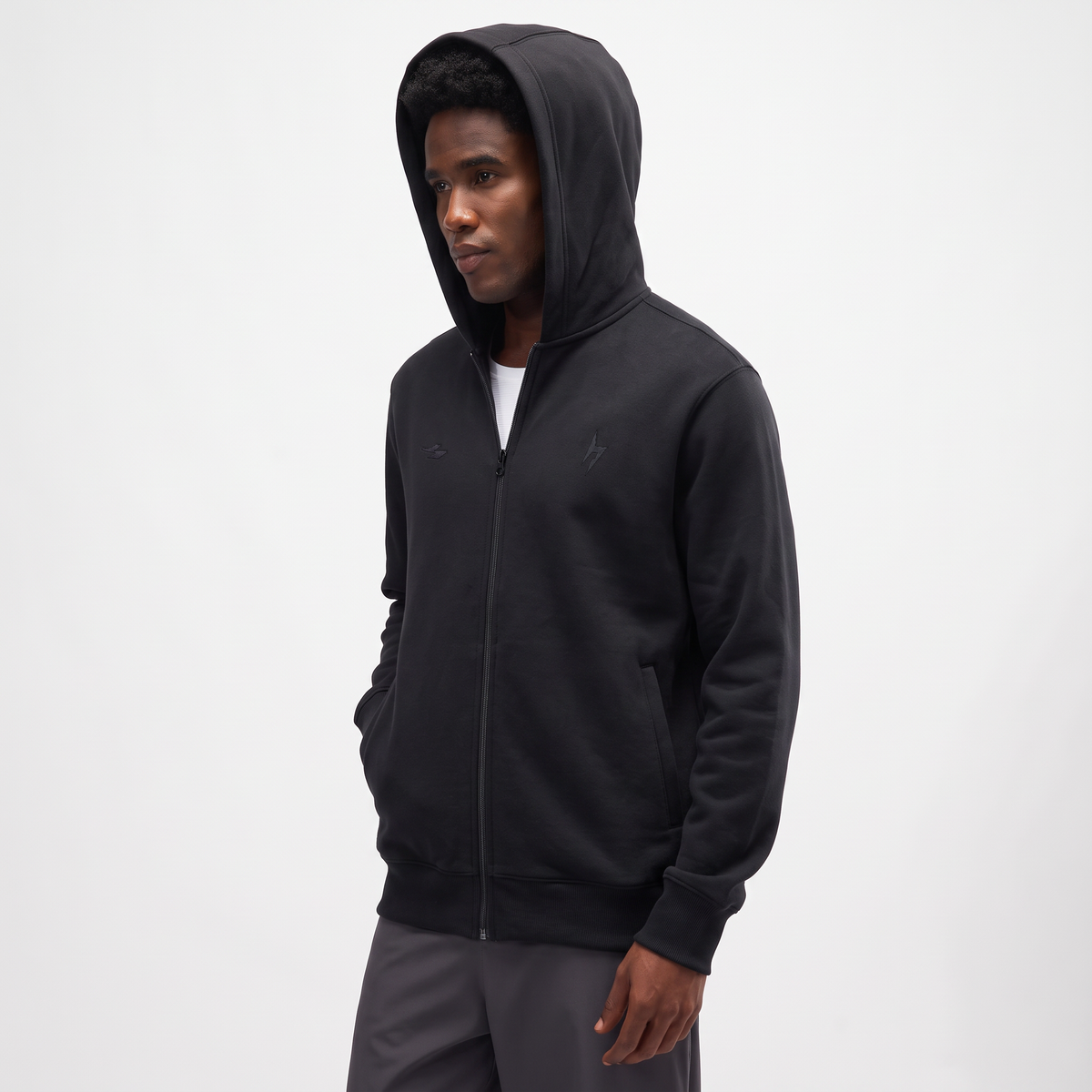 SG HP33 City Fleece Zipper Hoodie Relaxed Fit - Men's
