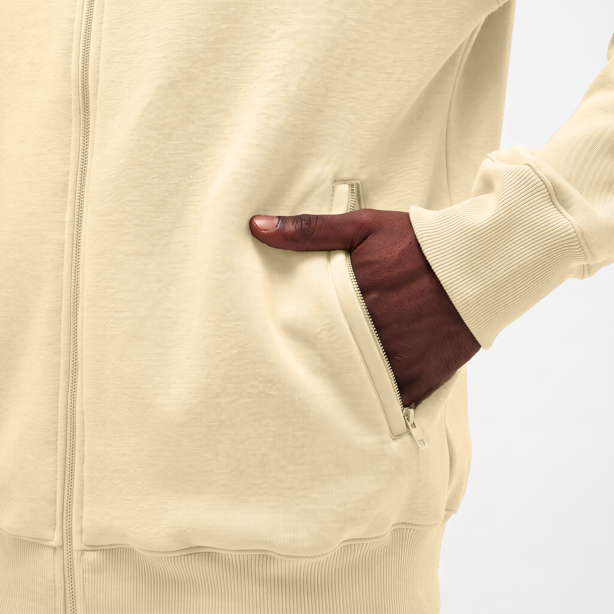 SG HP33 Fleece Zipper Hoodie Relaxed Fit - Men's