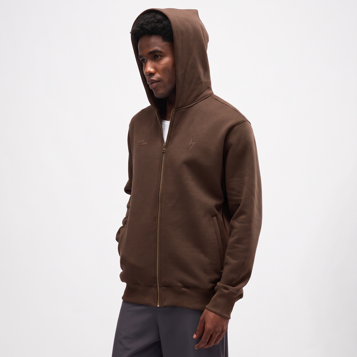 SG HP33 City Fleece Zipper Hoodie Relaxed Fit - Men's