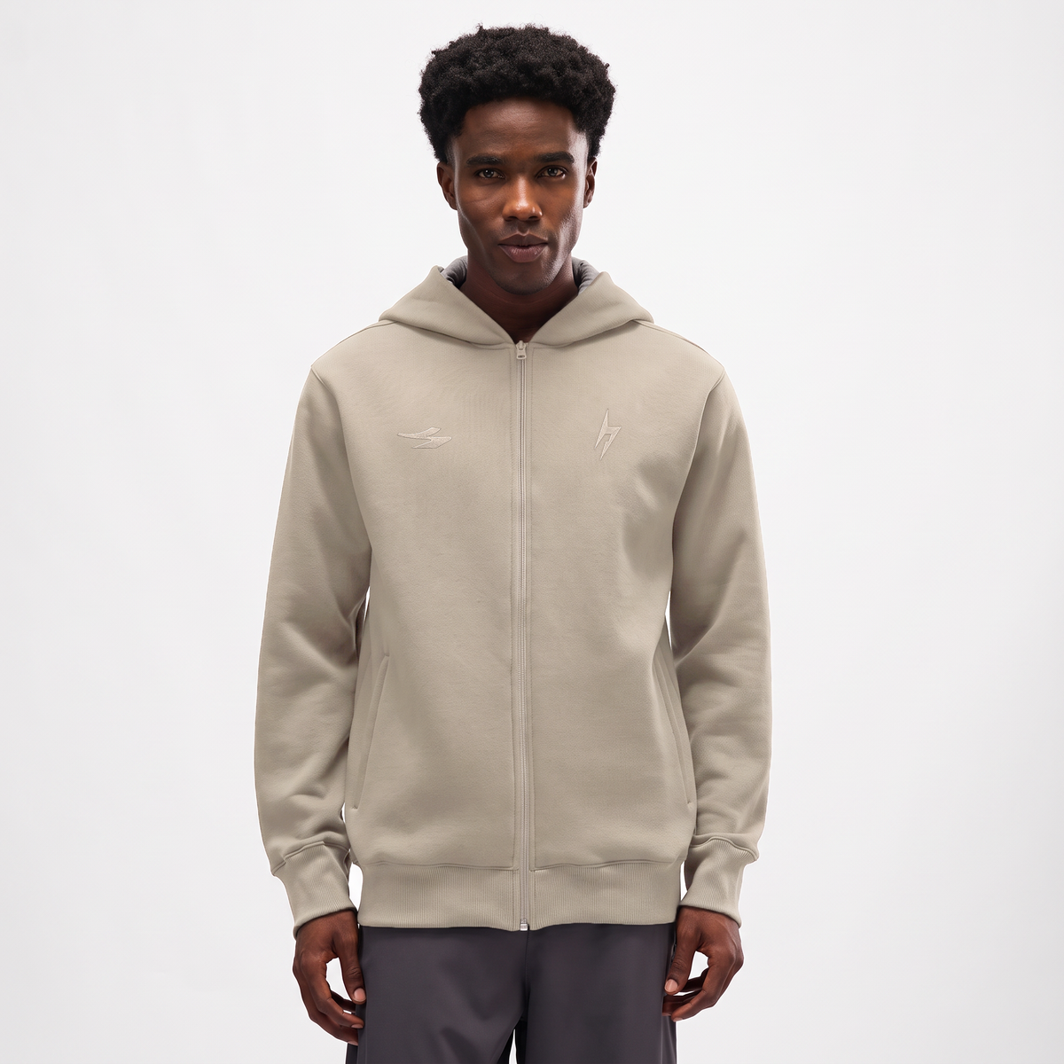 SG HP33 Fleece Zipper Hoodie Relaxed Fit - Men's