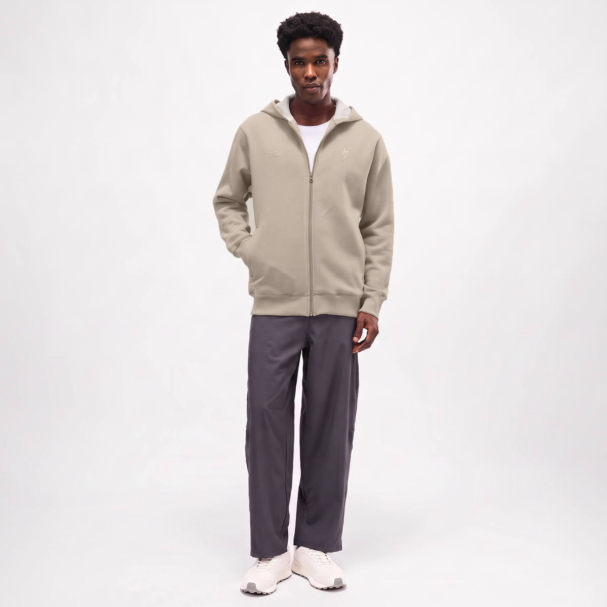SG HP33 Fleece Zipper Hoodie Relaxed Fit - Men's