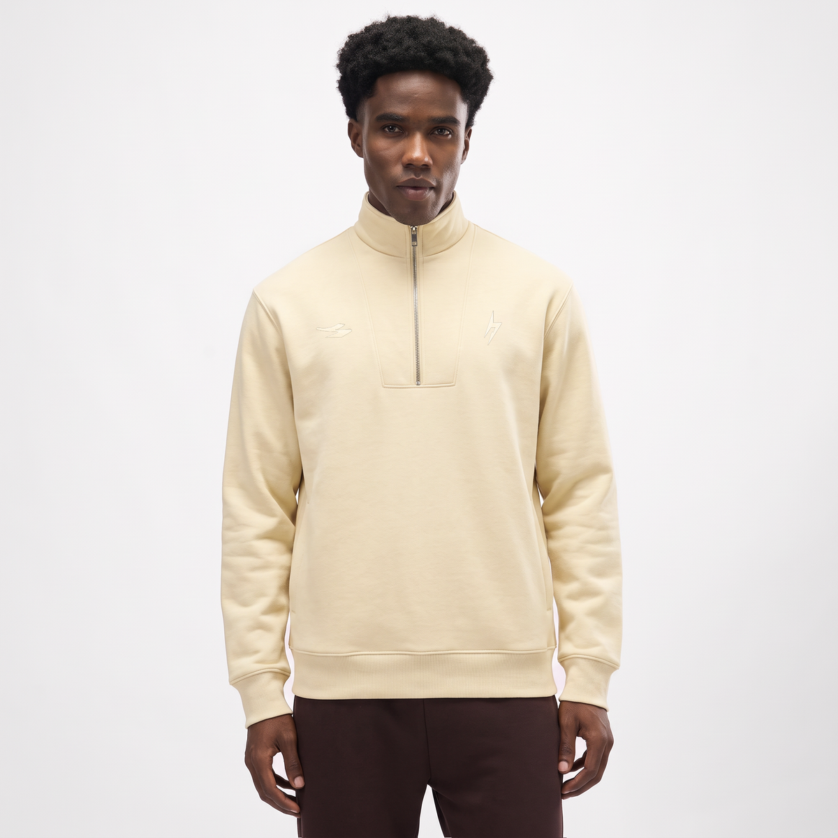 SG HP33 Privé Quarter Zip Sweatshirt Relaxed Fit - Men's
