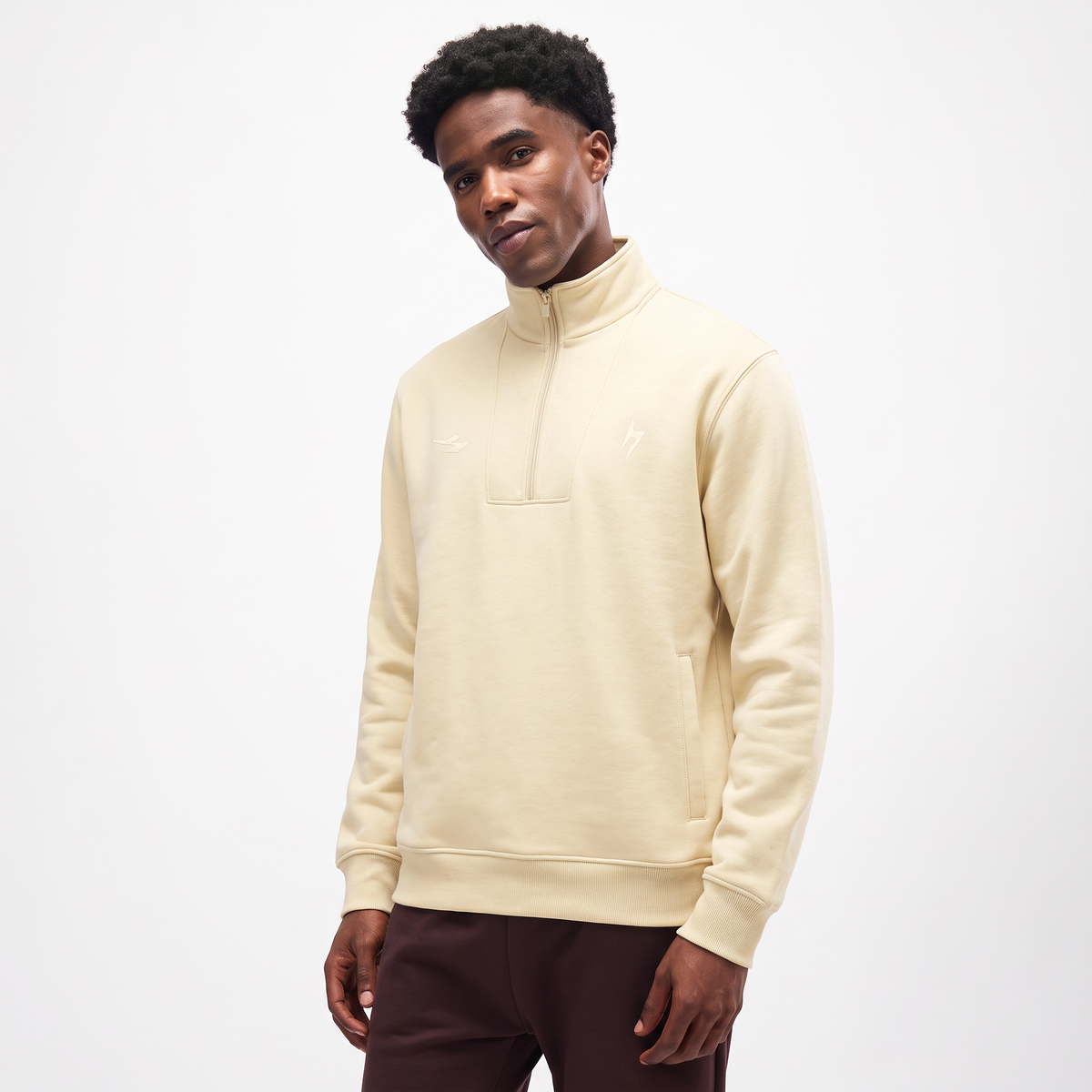 SG HP33 Privé Quarter Zip Sweatshirt Relaxed Fit - Men's