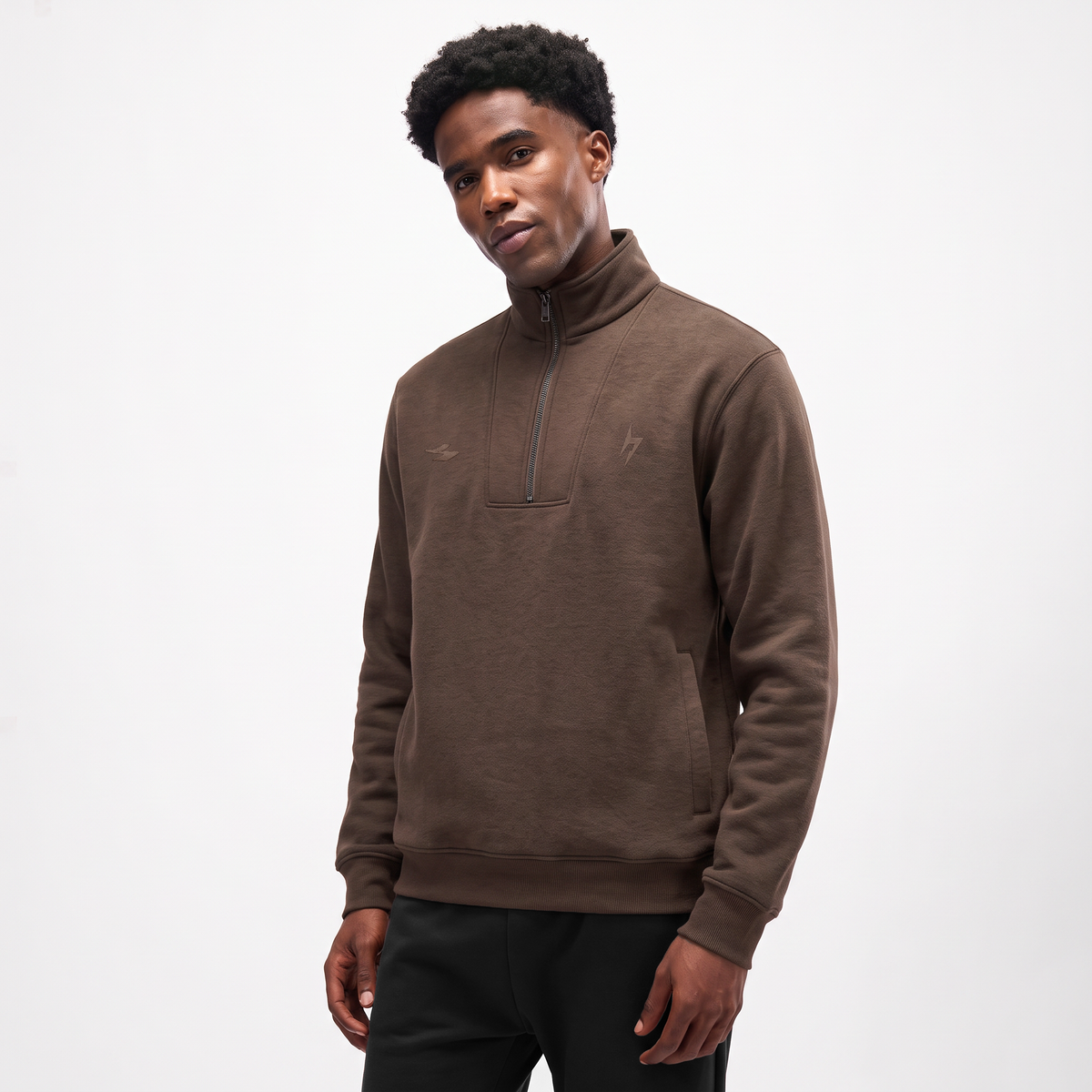 SG HP33 Privé Quarter Zip Sweatshirt Relaxed Fit - Men's