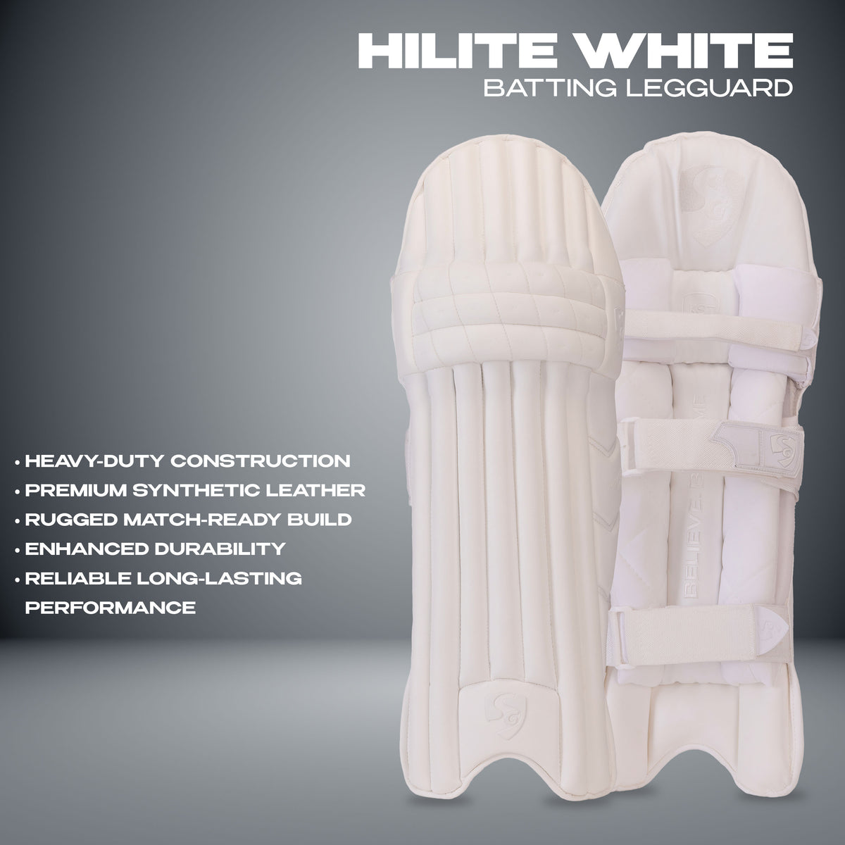 SG Hilite White Batting Legguard