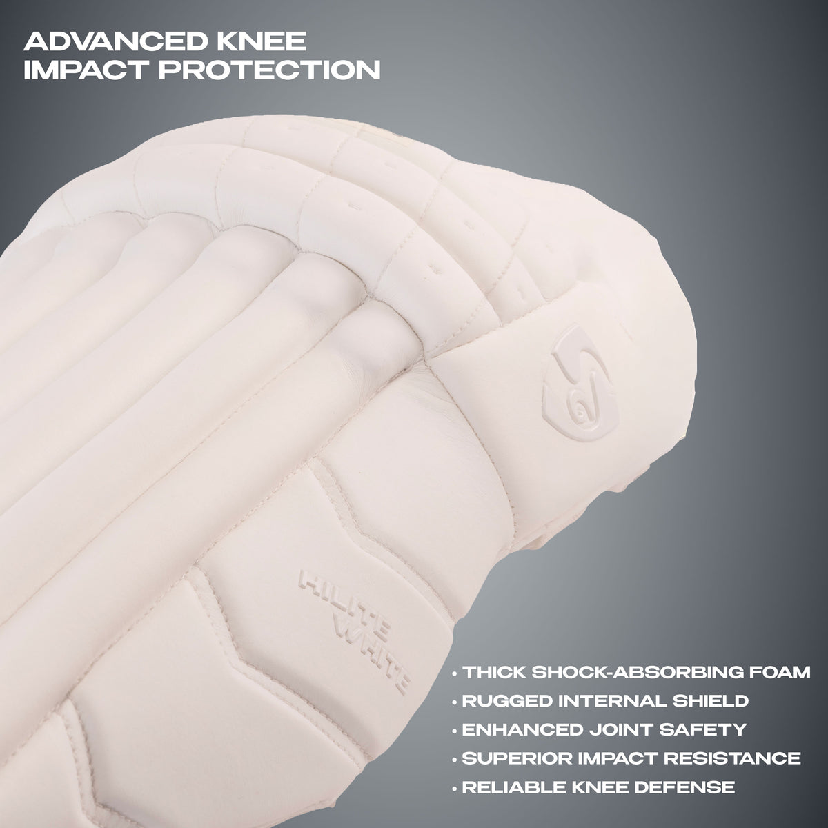 SG Hilite White Batting Legguard