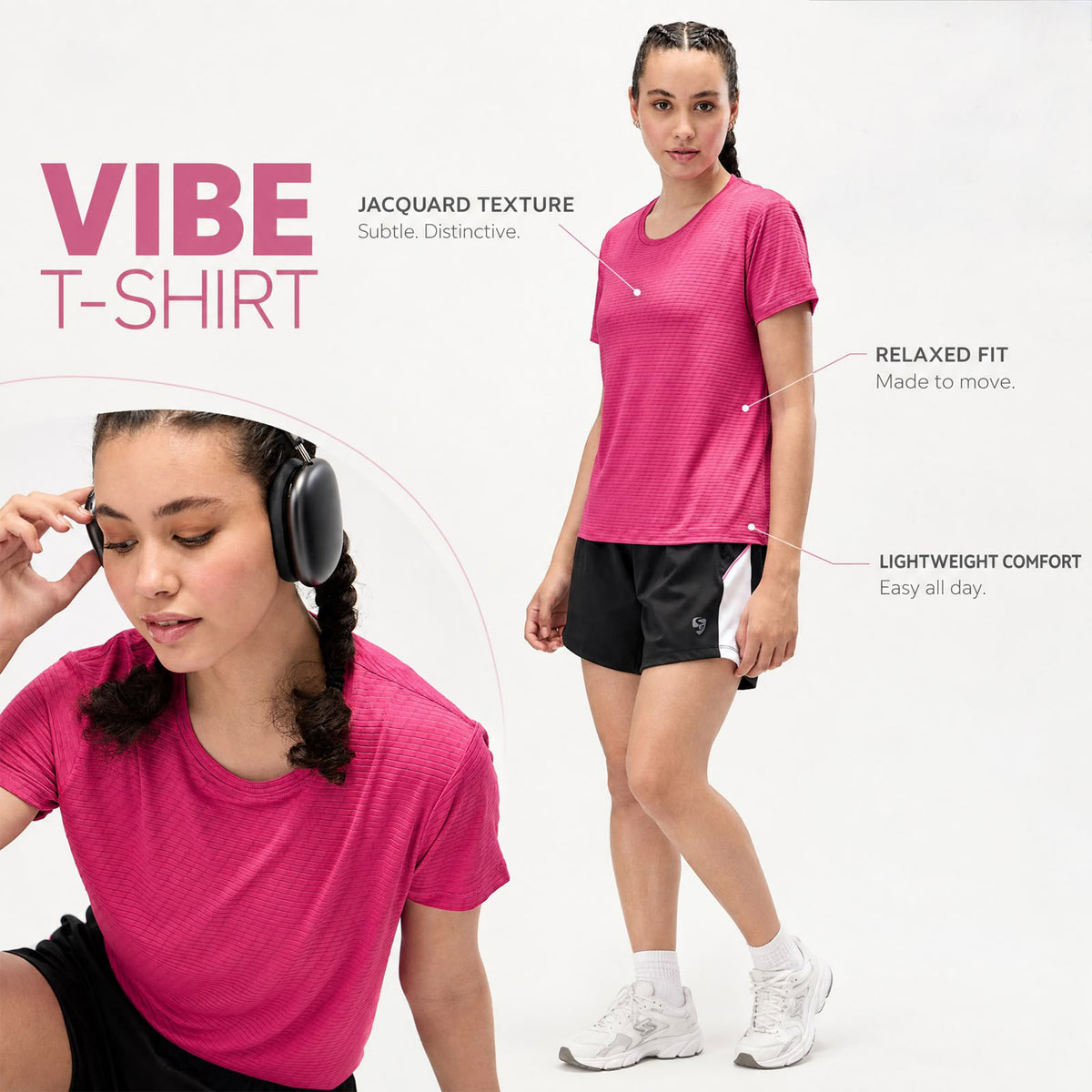 SG Vibe T-Shirt Relaxed Fit - Women's