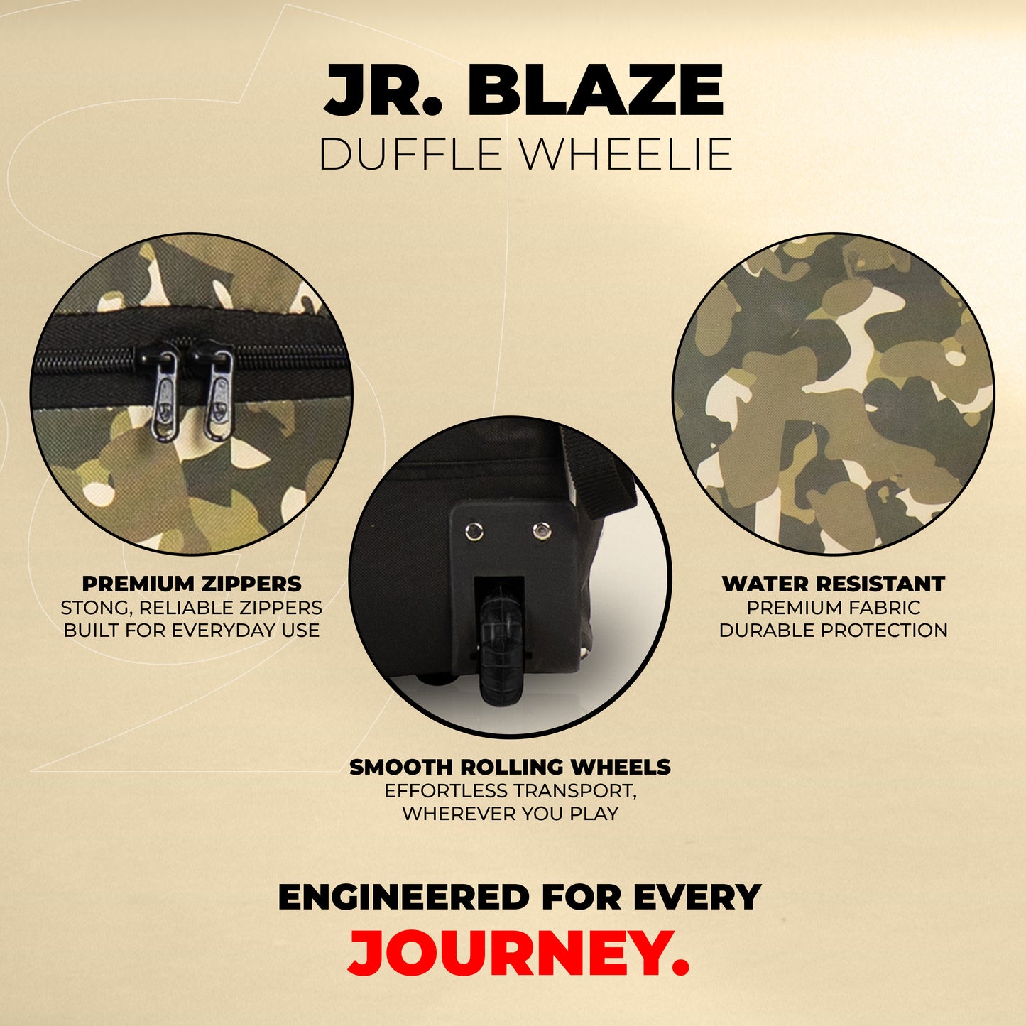 SG Blaze Junior Duffle Wheelie Kit Bag