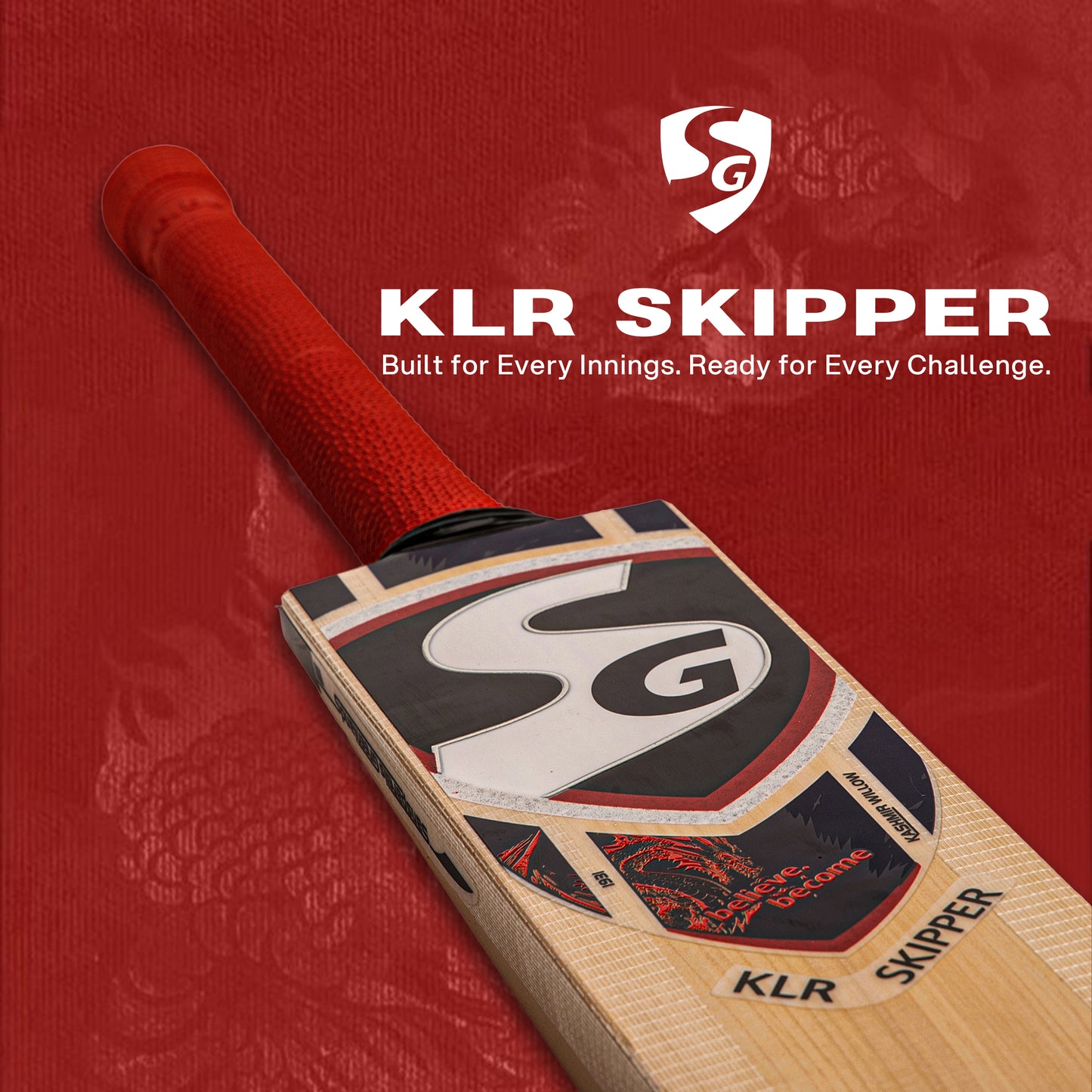 SG KLR Skipper Kashmir Willow Cricket Bat