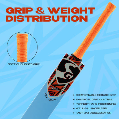 SG Maxcolor Kashmir Willow Cricket Bat