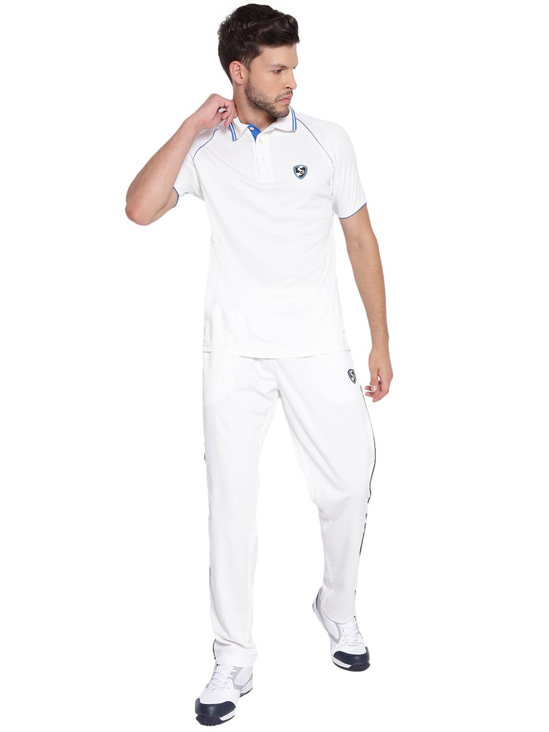 SG Premium 2 0 Half Sleeve Shirt Cricket Whites