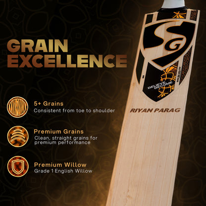 SG Riyan Parag English Willow bat