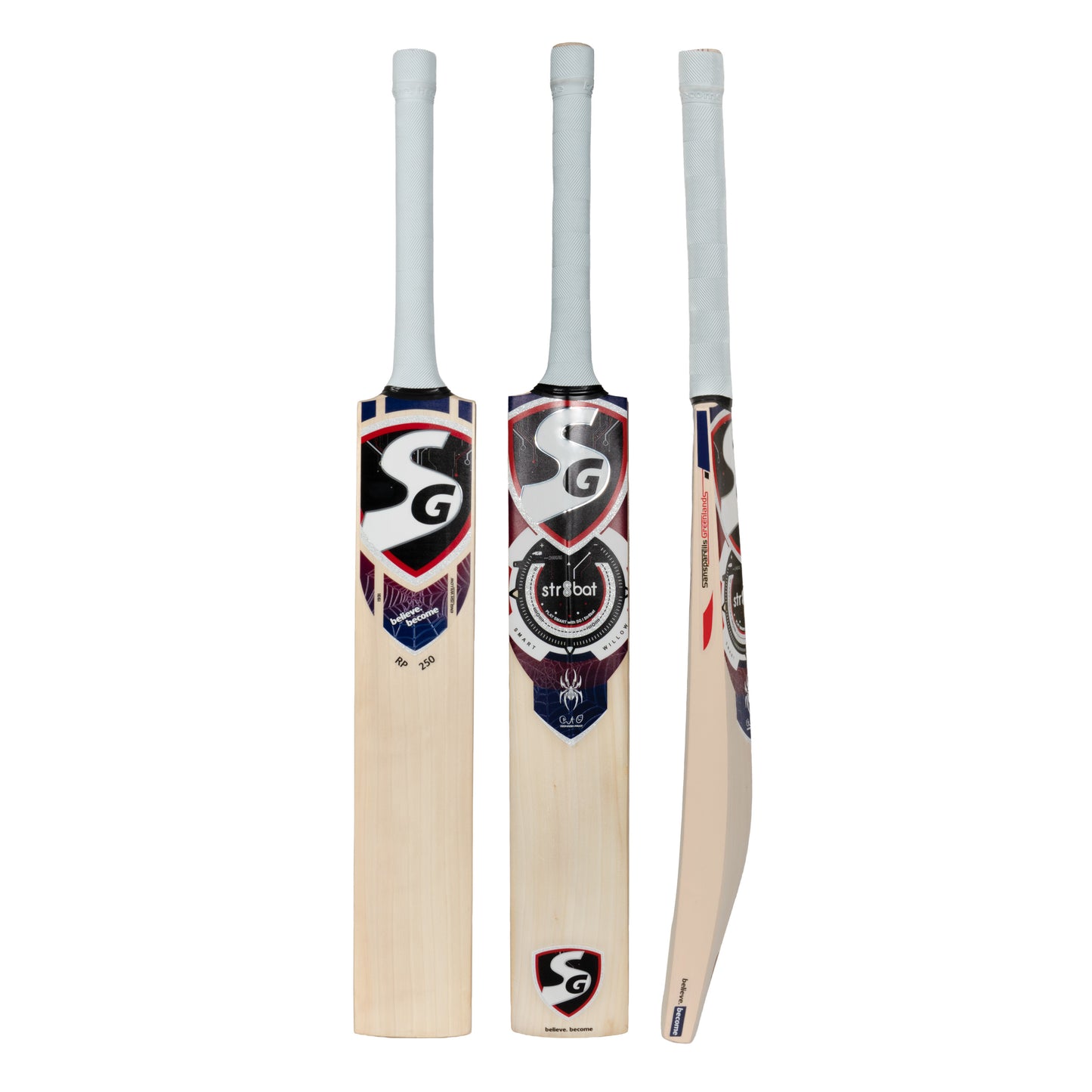SG RP 250 English Willow Str8bat Sensor Cricket Bat