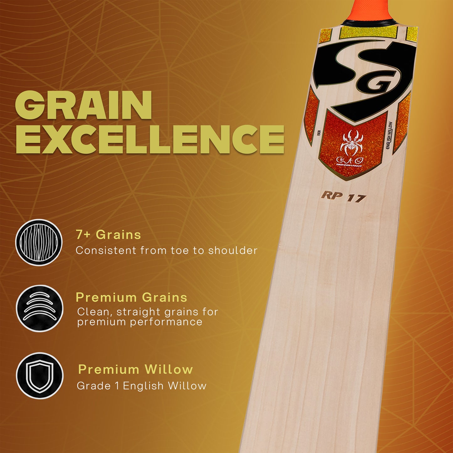 SG RP 17 English Willow Cricket Bat with SG