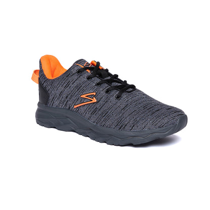 Unpar By SG Rotler Running Sports Shoes For Men, Grey/Orange | Ideal for Running/Walking/Gym/Jogging/Training Sports Fashion Footwear