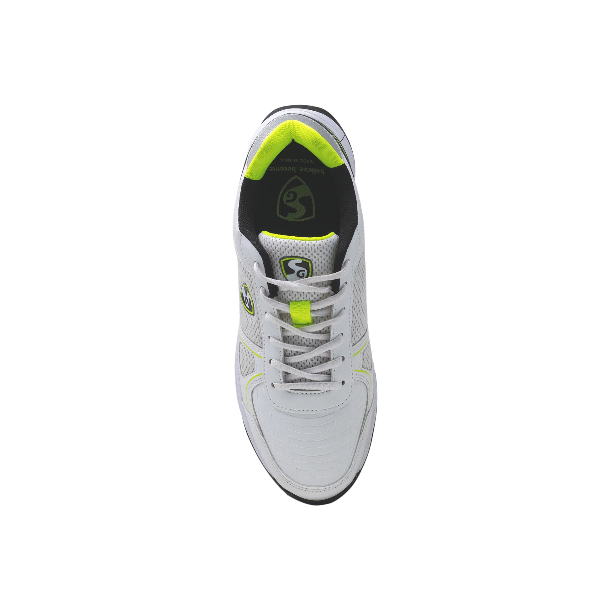SG SCORER 6.0 Sports Shoe Design for Performance on the Field - White/Black/Lime