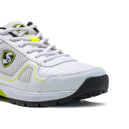 SG SCORER 6.0 Sports Shoe Design for Performance on the Field - White/Black/Lime