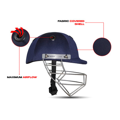 SG Club Cricket Helmet (Navy)