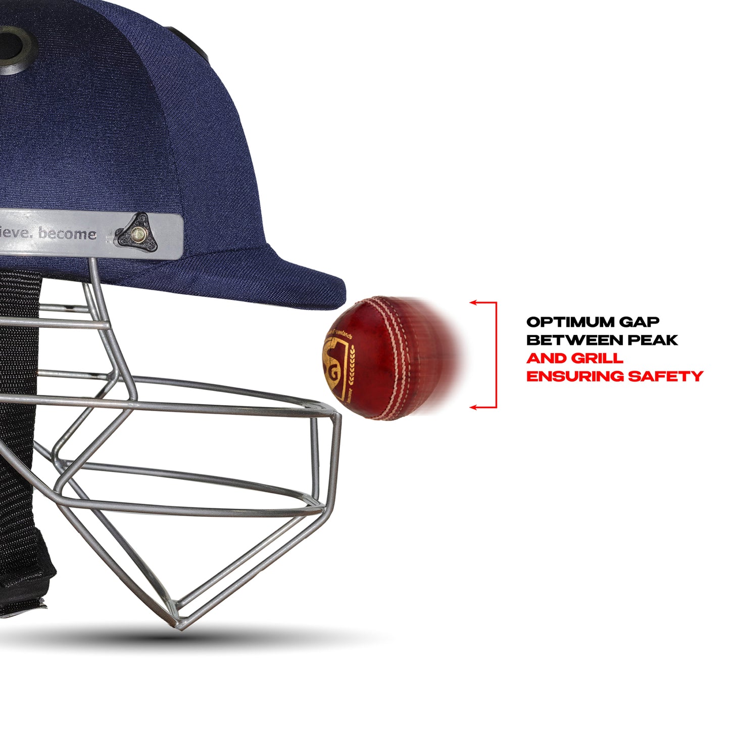 SG Club Cricket Helmet (Navy)