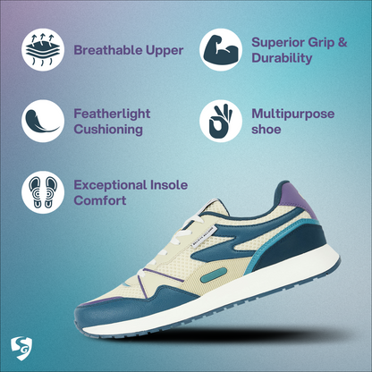 Lifestyle Shoes SG COSMOS (Blue / Beige)