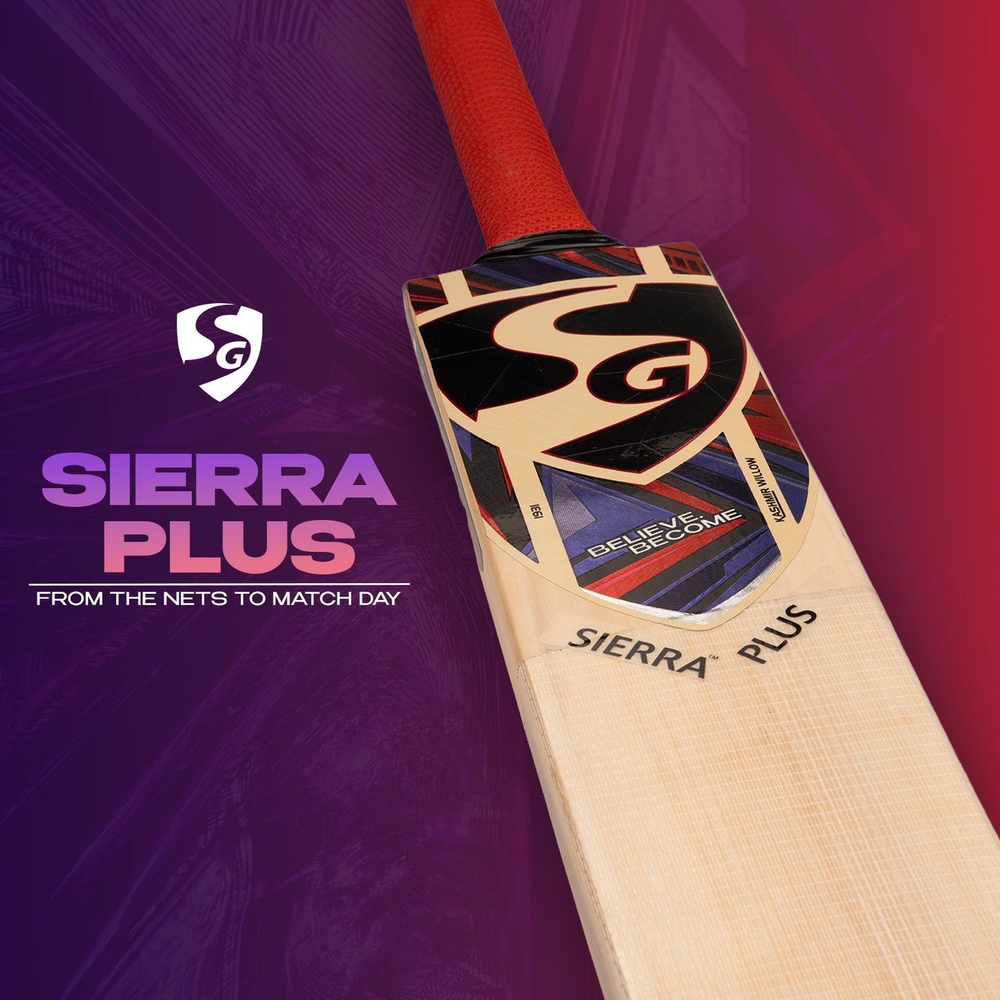 SG Sierra Plus Kashmir Willow Cricket Bat