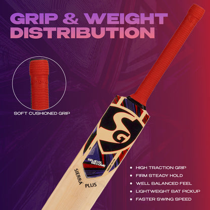 SG Sierra Plus Kashmir Willow Cricket Bat