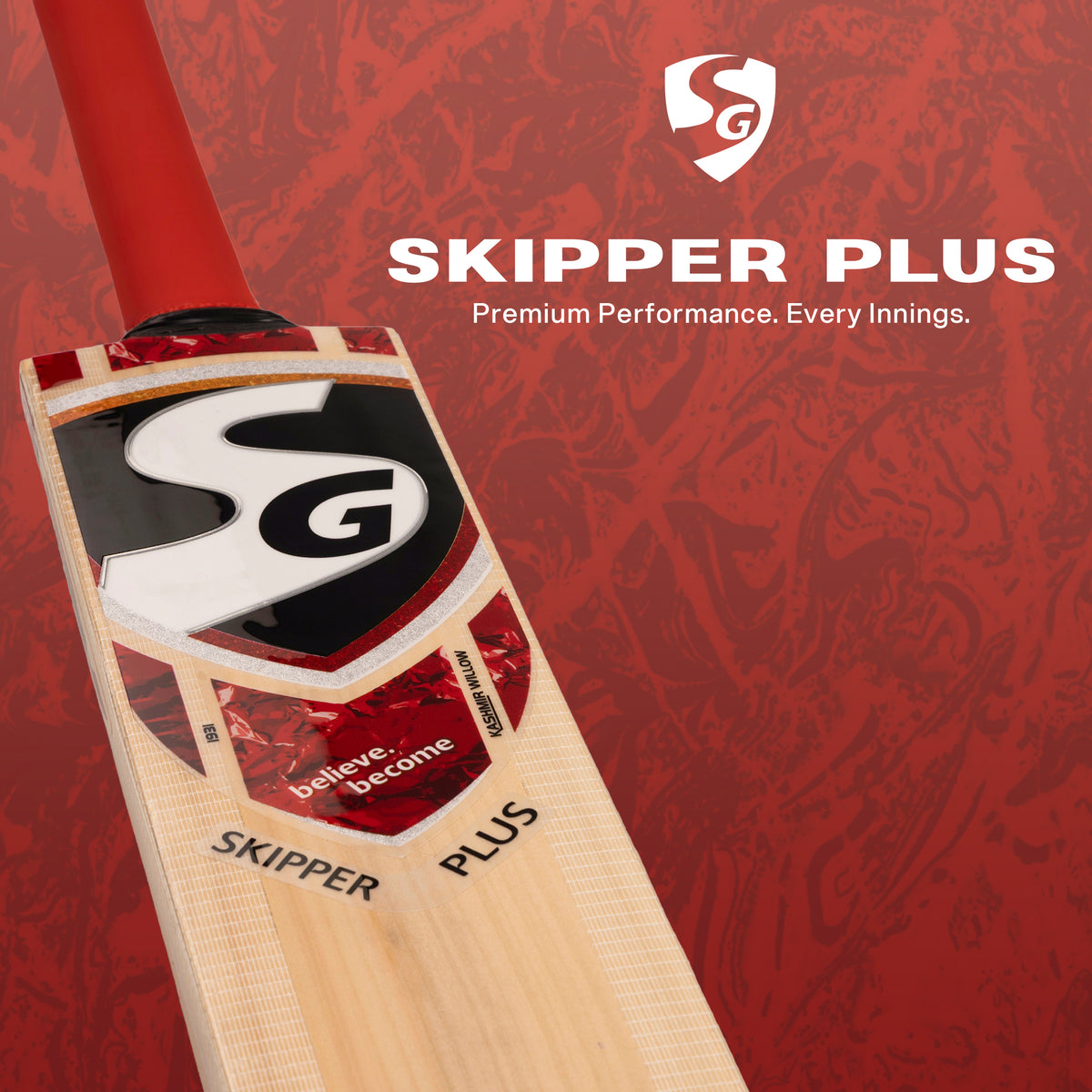 SG Skipper Plus Kashmir Willow Cricket Bat