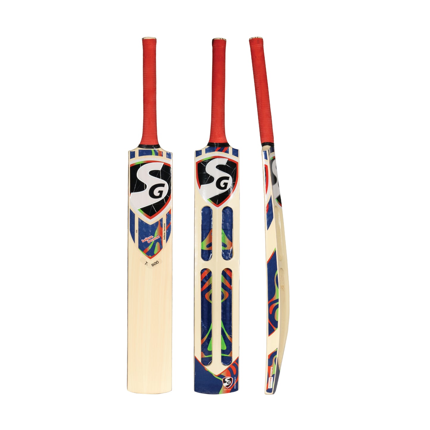 SG Kashmir Willow Cricket Bat (Tennis ball) T-800
