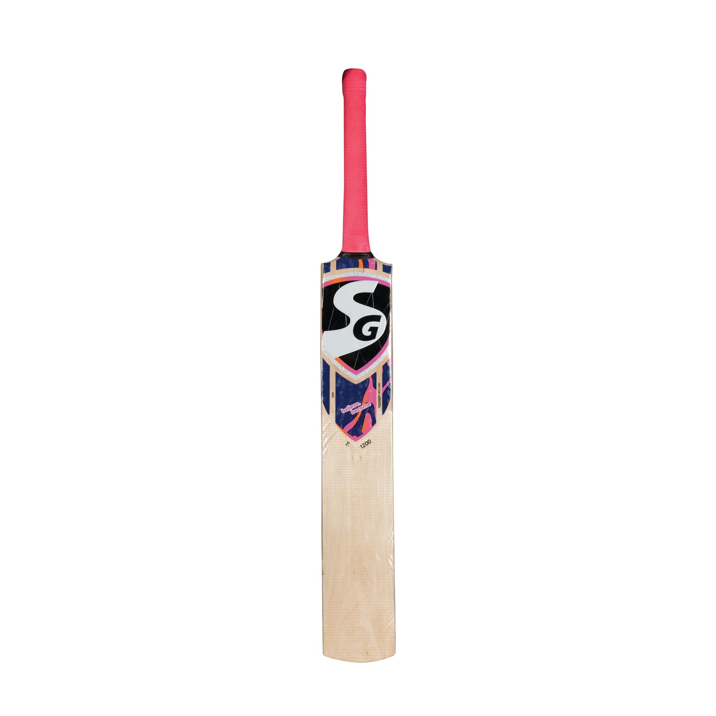 SG T-1200 Kashmir Willow Scoop Bat for Tennis Cricket Ball