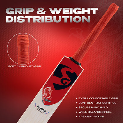 SG Thunder Plus Kashmir Willow Cricket Bat