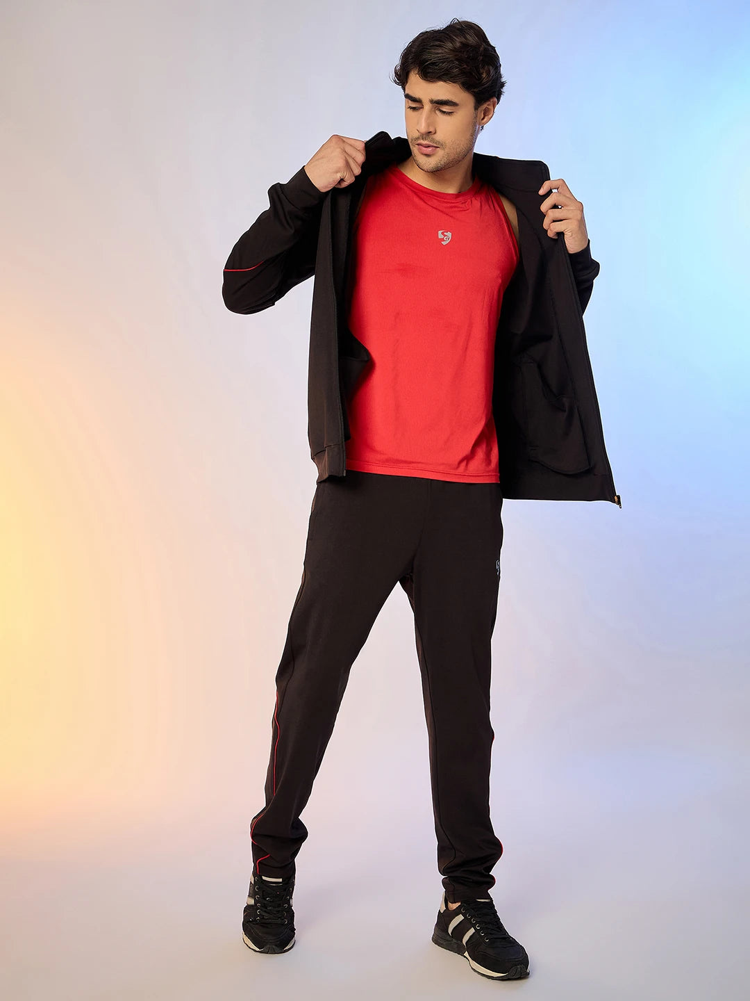 TRACKSUIT MEN SG H4MTS8228 BLACK