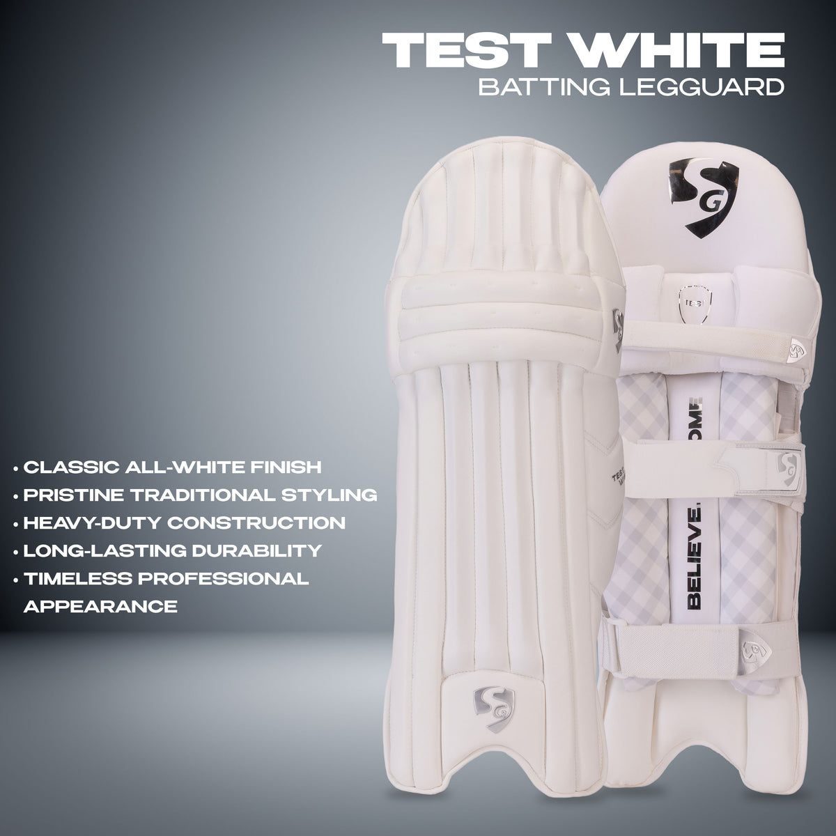 SG Test White Batting Legguard