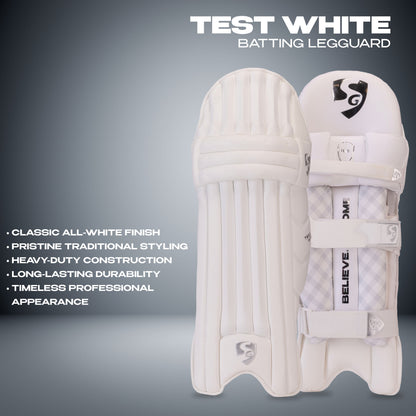 SG Test White Batting Legguard