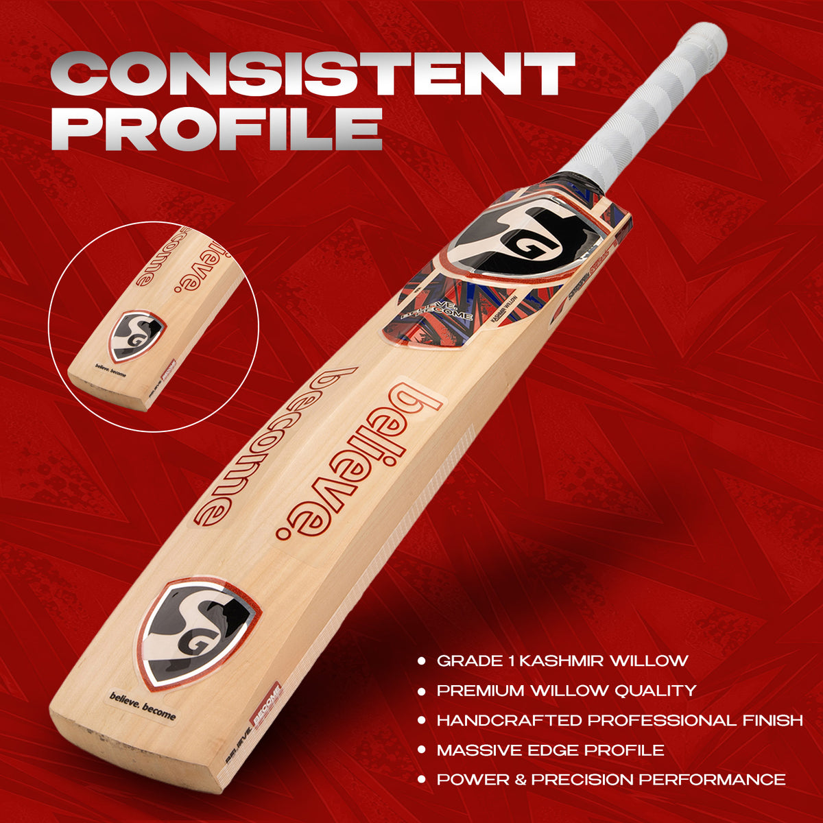 SG Titan 1.0 Kashmir Willow Bat