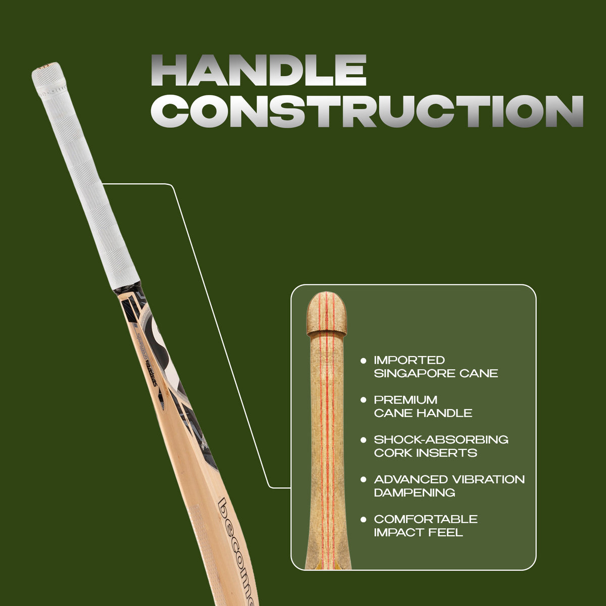 SG Titan 3.0 Kashmir Willow Bat