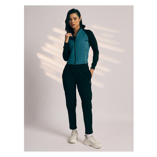TRACKSUIT WOMEN SG H3WTS8294 JASPER GREEN/BLACK