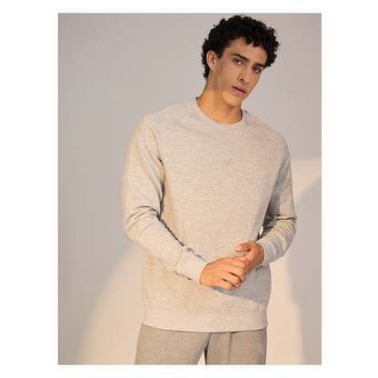 SWEAT SHIRT MEN SG H4MSW8245 GREY MELANGE