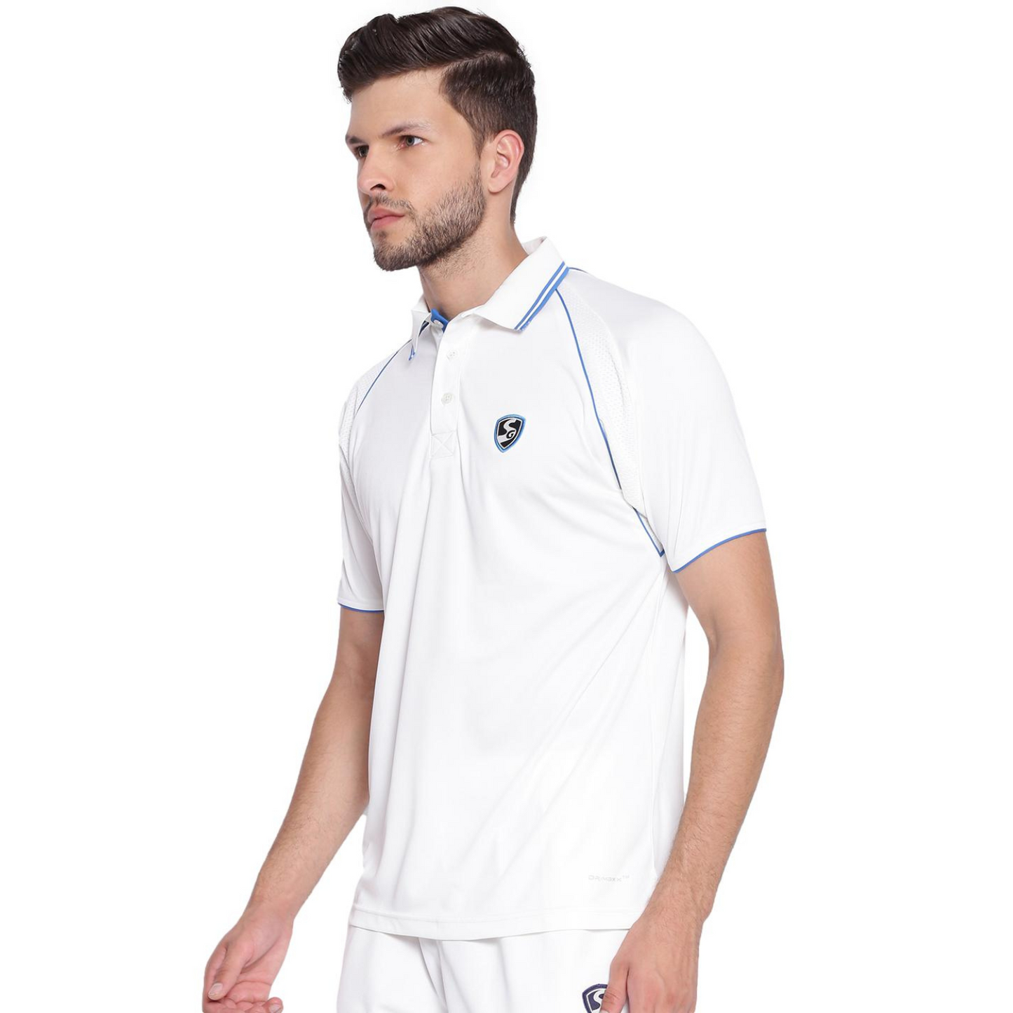 SG Premium 2 0 Half Sleeve Shirt Cricket Whites