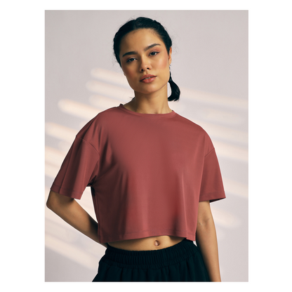 T-SHIRT WOMEN SG H3WT8257 APRICOT
