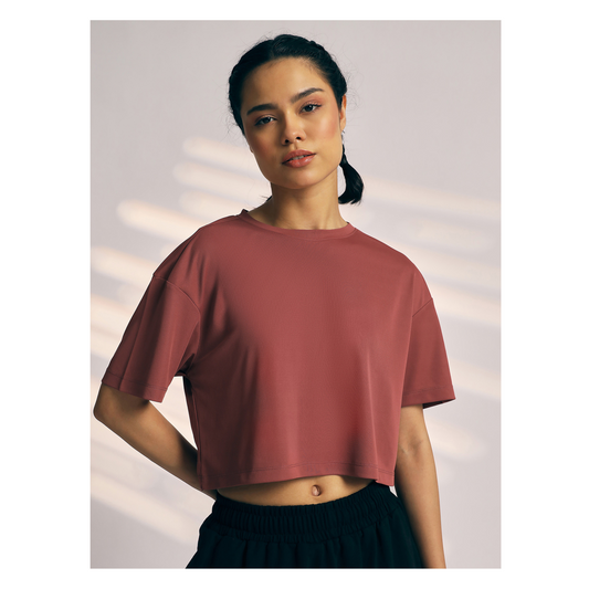 T-SHIRT WOMEN SG H3WT8257 APRICOT